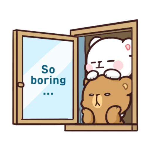 🙄 Стикер «Milk & Mocha Everyday» для Telegram