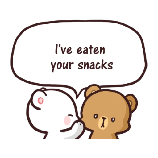 😏 Стикер «Milk & Mocha Everyday» для Telegram