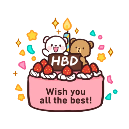 🎂 Стикер «Milk & Mocha Everyday» для Telegram