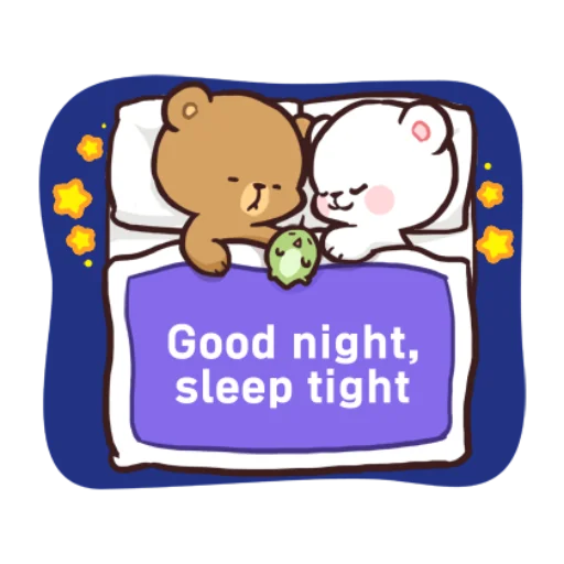 💤 Стикер «Milk & Mocha Everyday» для Telegram