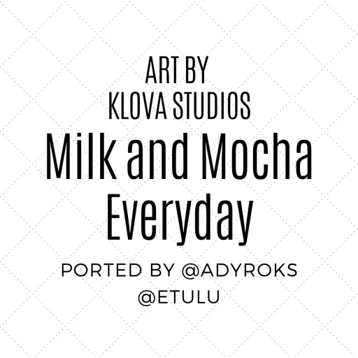 🆔 Стикер «Milk & Mocha Everyday» для Telegram