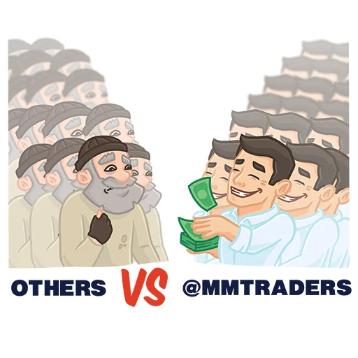 💵 Стикер «Mmtraders» для Telegram