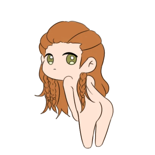 💋 Стикер «попочки» для Telegram