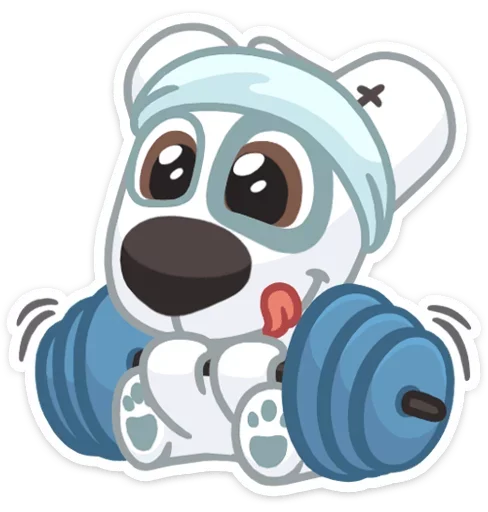 💪 Стикер «дахуя спотти» для Telegram