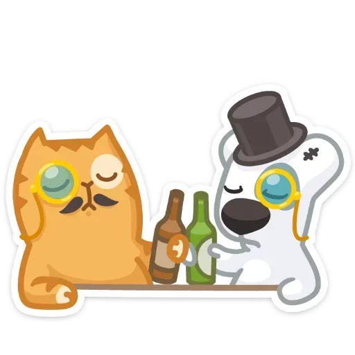 🍻 Стикер «дахуя спотти» для Telegram