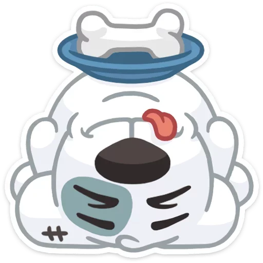 🦴 Стикер «дахуя спотти» для Telegram