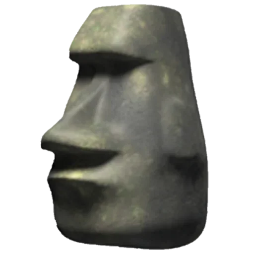 🗿 Стикер «Moai Моаи» для Telegram