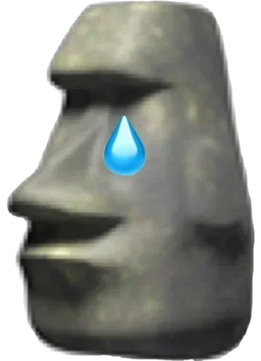 🗿 Стикер «Moai Моаи» для Telegram