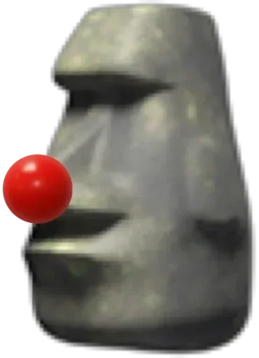 🗿 Стикер «Moai Моаи» для Telegram