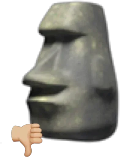 🗿 Стикер «Moai» для Telegram