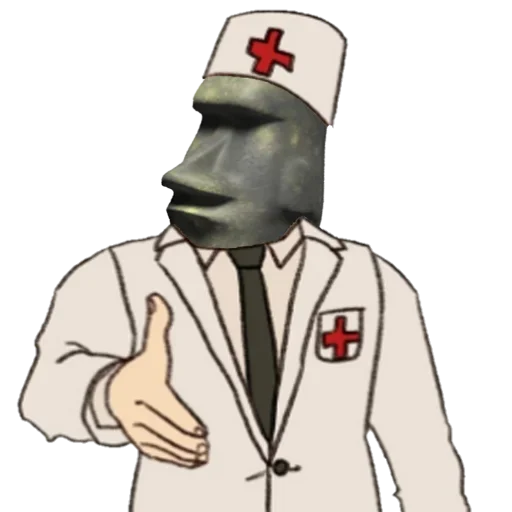 🗿 Стикер «Moai» для Telegram