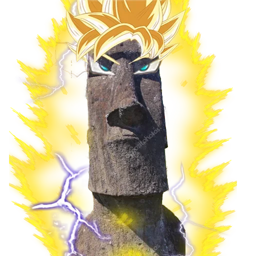 🗿 Стикер «Moai» для Telegram