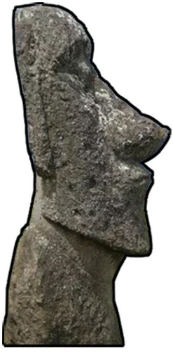 🗿 Стикер «Moai» для Telegram