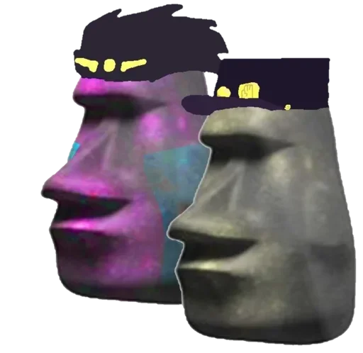 🗿 Стикер «Moai» для Telegram