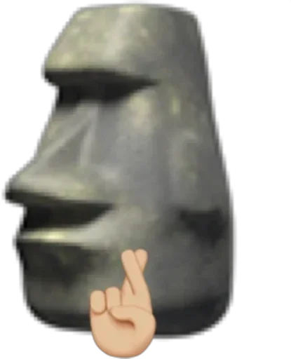 🗿 Стикер «Moai» для Telegram