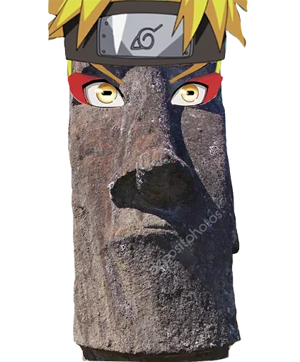 🗿 Стикер «Moai» для Telegram