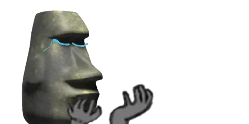 🗿 Стикер «Moai» для Telegram