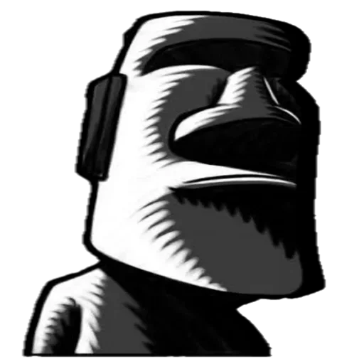 🗿 Стикер «Moai» для Telegram
