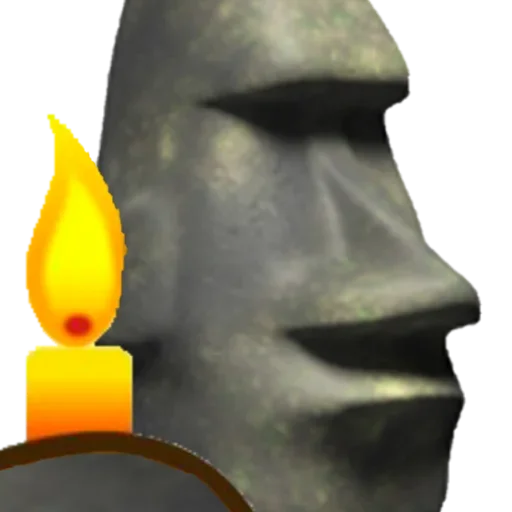 🗿 Стикер «Moai» для Telegram