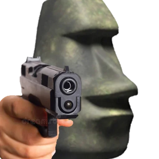🗿 Стикер «Moai» для Telegram