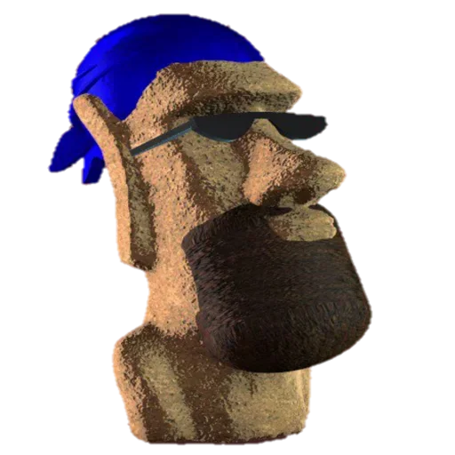 🗿 Стикер «Moai» для Telegram