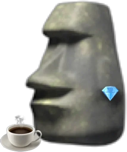 🗿 Стикер «Moai» для Telegram