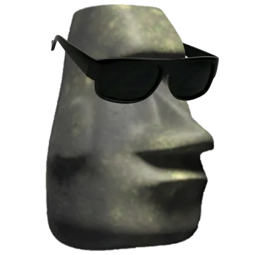 🗿 Стикер «Moai» для Telegram