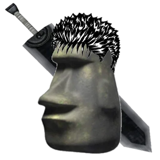🗿 Стикер «Moai» для Telegram