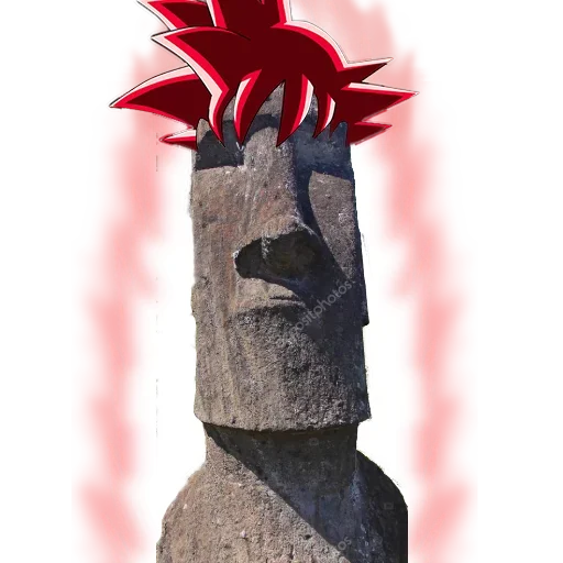 🗿 Стикер «Moai» для Telegram