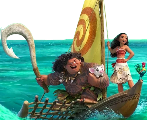 ⛵ Стикер «Moana / Oceania / Моана» для Telegram