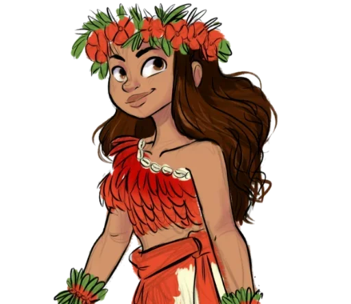 😏 Стикер «Moana / Oceania / Моана» для Telegram