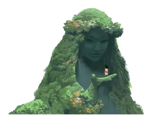 🌳 Стикер «Moana / Oceania / Моана» для Telegram
