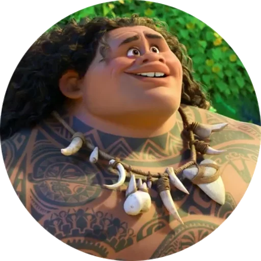 😃 Стикер «Moana / Oceania / Моана» для Telegram