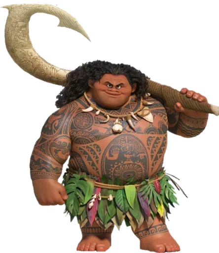 😠 Стикер «Moana / Oceania / Моана» для Telegram
