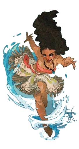 🏃 Стикер «Moana / Oceania / Моана» для Telegram