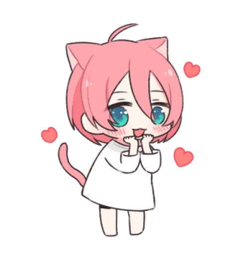 😍 Стикер «Moa Nyan» для Telegram