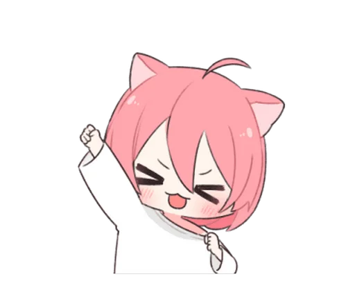 ✊ Стикер «Moa Nyan» для Telegram