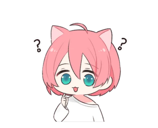 ❔ Стикер «Moa Nyan» для Telegram
