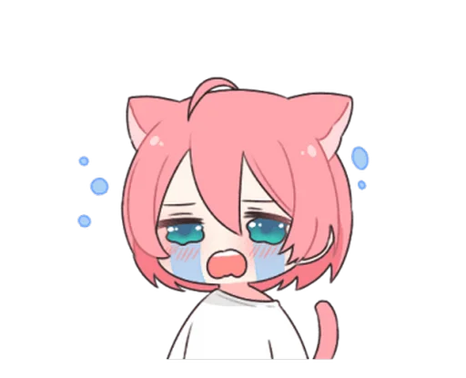 😭 Стикер «Moa Nyan» для Telegram