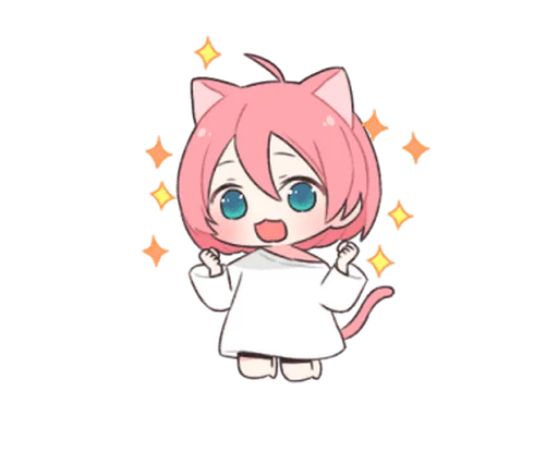 ✨ Стикер «Moa Nyan» для Telegram