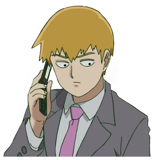 Стикерпак Mob Psycho 100 для Telegram