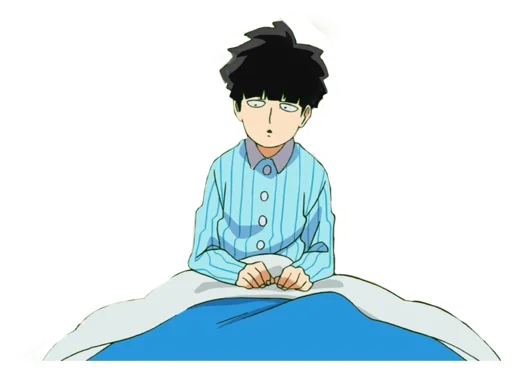 🥱 Стикер «Mob Psycho 100» для Telegram