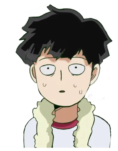 😓 Стикер «Mob Psycho 100» для Telegram