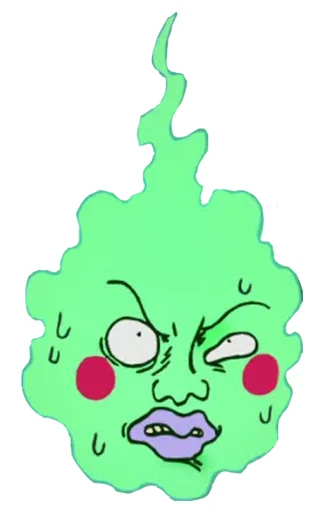 😡 Стикер «Mob Psycho 100» для Telegram