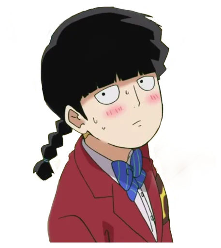 👧 Стикер «Mob Psycho 100» для Telegram