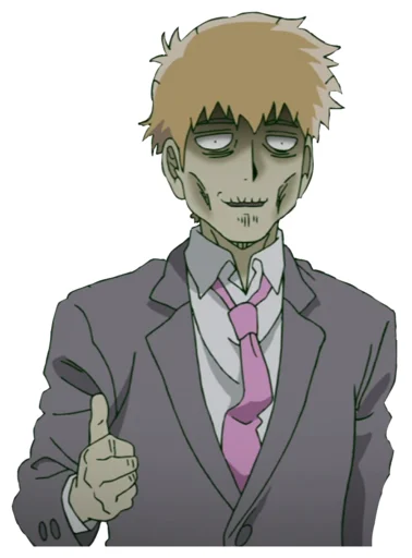 👍 Стикер «Mob Psycho 100» для Telegram