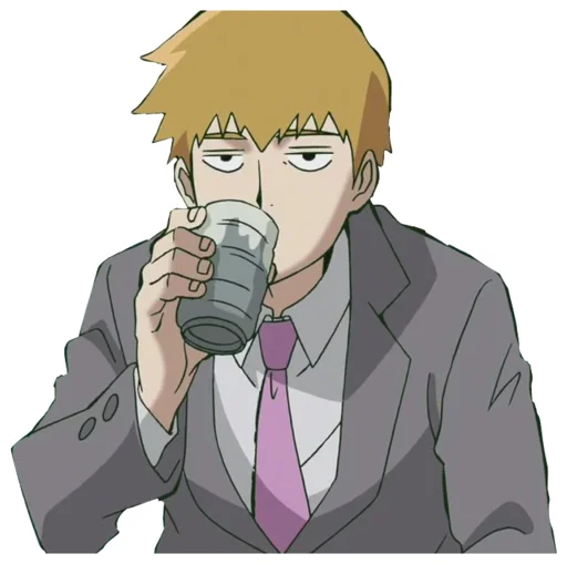 🍵 Стикер «Mob Psycho 100» для Telegram