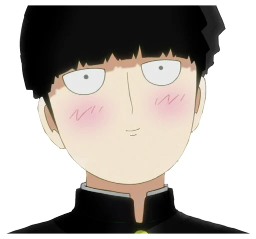 ☺️ Стикер «Mob Psycho 100» для Telegram