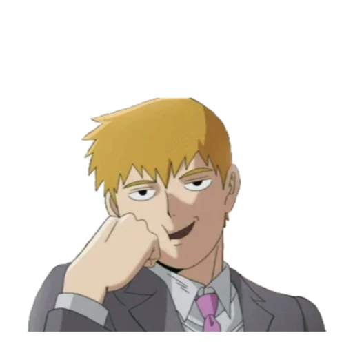 😉 Стикер «Mob Psycho 100» для Telegram