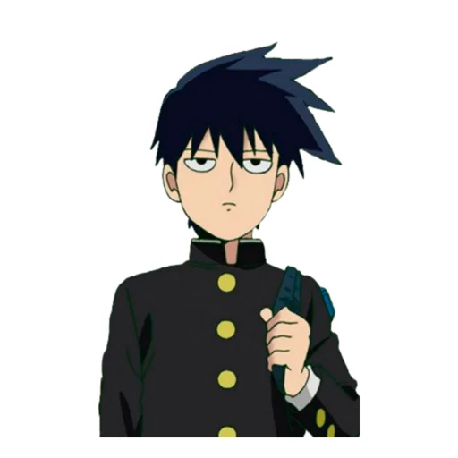😐 Стикер «Mob Psycho 100» для Telegram